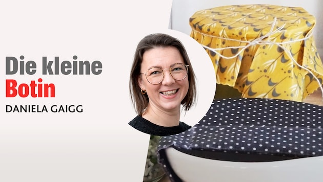 Daniela Gaigg @diekleinebotin gibt Tipps, wie sie ihren Müll reduziert. (Bild: Krone kreativ/Daniela Gaigg/canva)