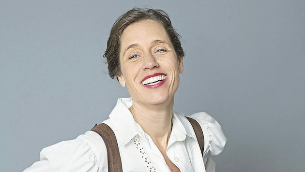 Agnes Palmisano, Meisterin des Koloraturjodlers. (Bild: (c) Laurent Ziegler)