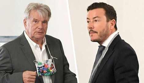 Signa-Gesellschafter: Hans Peter Haselsteiner, Rene Benko (Bild: APA/Helmut Fohringer, Krone KREATIV)