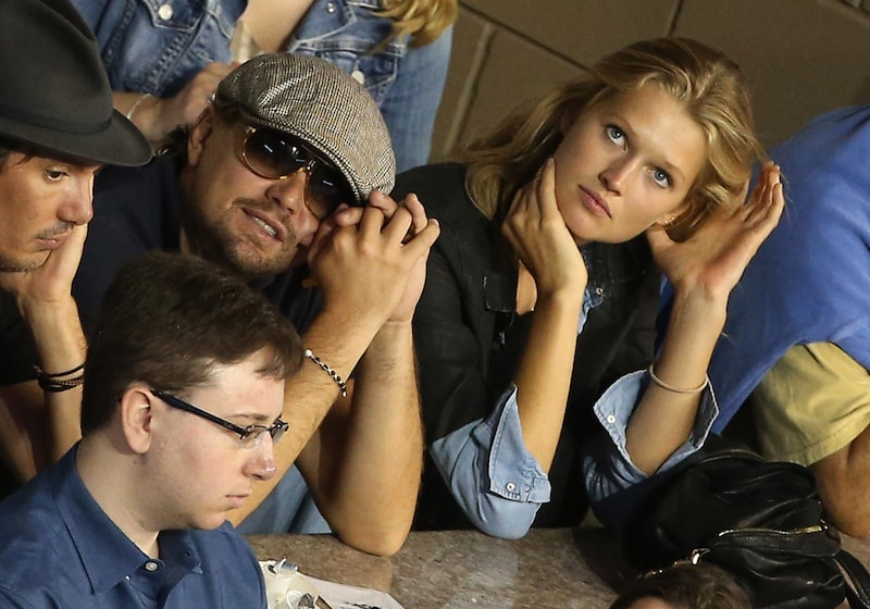 Leo und seine damalige Freundin Toni Garrn bei den US-Open 2013. (Bild: www.viennareport.at)