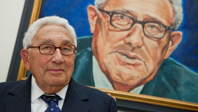 Jahrhundertdiplomat Henry Kissinger entschied in wichtigen Augenblicken den Lauf der Welt. (Bild: Daniel Karmann / dpa / picturedesk.com)