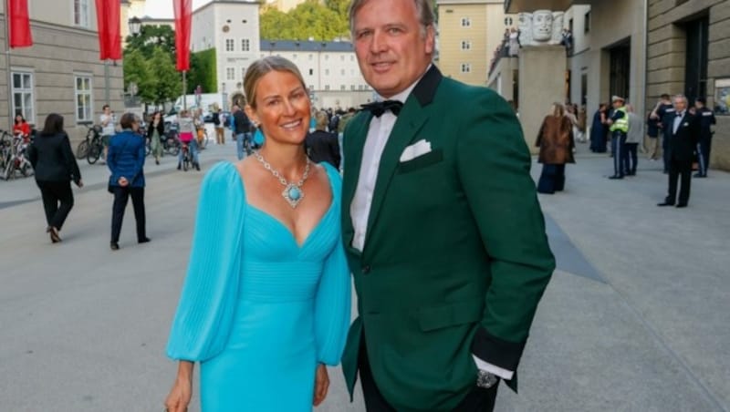 Elisabeth Prinzessin von Auersperg- Breunner mit Gatte Alexander (Bild: Tschepp Markus)