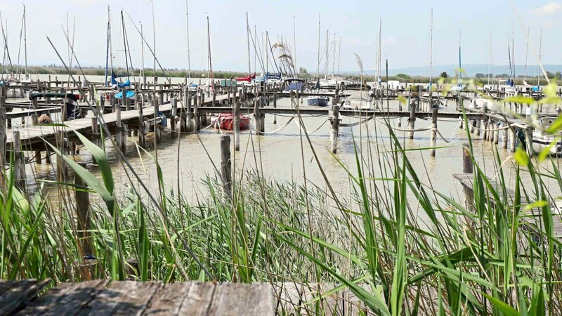 Der Wasserstand im Neusiedler See hat sich etwas erholt. Doch viele wollen ihr Boot noch nicht zu Wasser lassen. (Bild: Judt Reinhard)