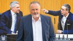 Bei der Sonntagsfrage mit Doskozil kommen ÖVP und FPÖ nur auf 48 Prozent. (Bild: EXPA Max Solvencik Krone KREATIV,)