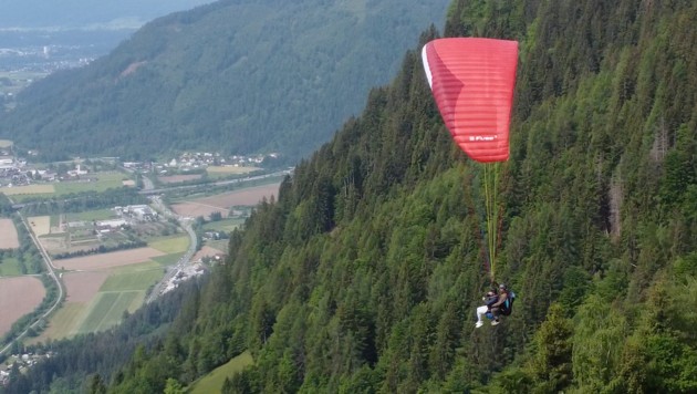 „Der Flug war ein Traum, einfach Genuss pur“, schwärmt Landesrat Sebastian Schuschnig nach seinem Flugerlebnis. (Bild: Hannes Wallner)