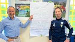 Obmann Dellenbach (l.), Sportdirektor van Lierop (Bild: Christoph Kothgasser)