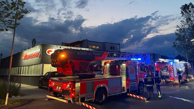 Der rasche Einsatz der Feuerwehren verhinderte Schlimmeres. (Bild: Wolfgang Germ/Berufsfeuerwehr Klagenfurt)