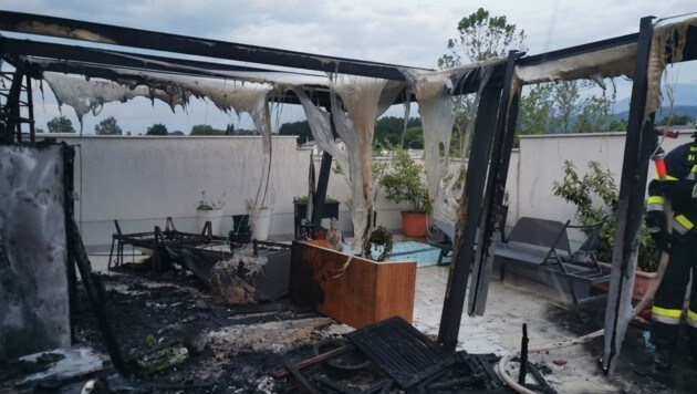 (Bild: Wolfgang Germ/Berufsfeuerwehr Klagenfurt) (Bild: Wolfgang Germ/Berufsfeuerwehr Klagenfurt)