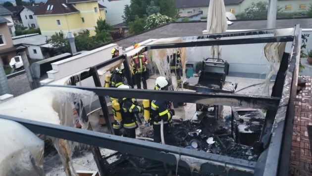 (Bild: Wolfgang Germ/Berufsfeuerwehr Klagenfurt) (Bild: Wolfgang Germ/Berufsfeuerwehr Klagenfurt)