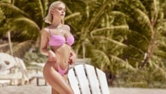 Mathea posiert in Tulum in Mexiko im Bikini, (Bild: TEZENIS )