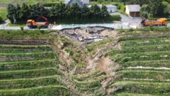 Der abgerutschte Weingarten am Graßnitzberg (Bild: Land Steiermark)