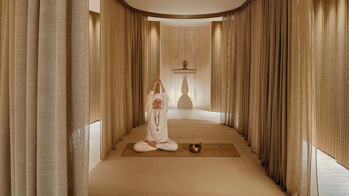 Entspannung pur im Wellnessbereich des neuen Hotels im alten Palazzo.