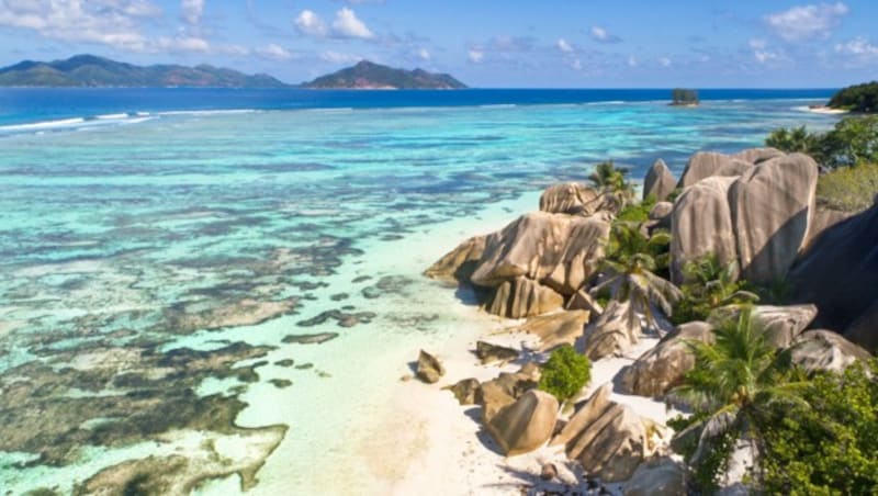 Platz 2 ging an den Seychellen-Strand Anse Source d‘Argent (Bild: Jenny Sturm - stock.adobe.com)