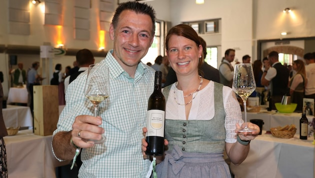 „Weingut des Jahres“: Andrea und Andreas Posch aus Pischelsdorf (Bild: Christian Jauschowetz)