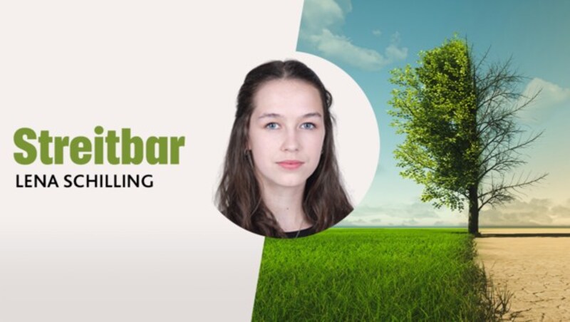 Lena Schilling war für Fridays for Future und das Lobau-Protestcamp tätig. Jeden Freitag liefert die junge Wienerin eine streitbare „Krone“-Kolumne. (Bild: stock.adobe.com, Krone KREATIV)