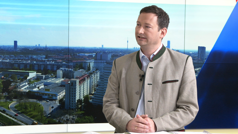 Paul Nemecek, NÖ-Bauernbunddirektor, im krone.tv Talk (Bild: krone.tv)