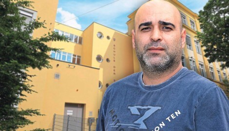 Halil Kizilboga hat zwei Kinder an der Mittelschule Singrienergasse. Beide werden wechseln. (Bild: Zwefo, Krone KREATIV)