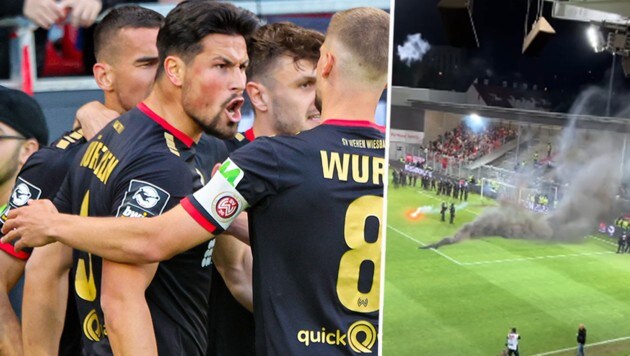 (Bild: wehen wiesbaden, twitter, krone.at-grafik)