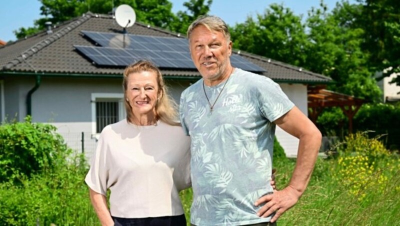 Zufriedene Krone Sonne-Kunden Alfred und Franziska Pokernus (Bild: Antal Imre)