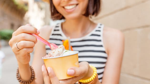 Delicious ice cream to beat the heat: even free on Fridays! (Bild: stock.adobe.com)
