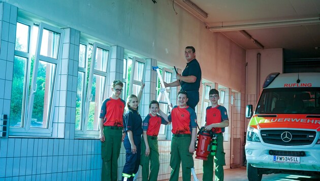 Florian, Katharina Sauer, Adrian, Amato, Gerald Schopf und Finn (Bild: TEAM FOTOKERSCHI.AT / GABRIEL)
