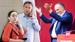 Julia Herr könnte in Doskozils Team Andreas Babler vertreten. (Bild: APA, Krone KREATIV)