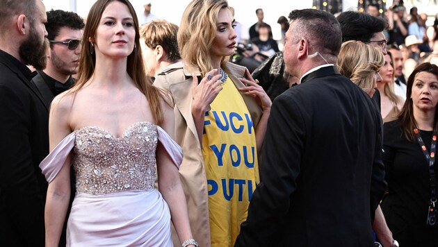 Zuletzt sorgte das ukrainische Model Alina Baikowa in Cannes für Aufsehen. (Bild: AFP)