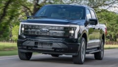 Der Ford F-150 (hier die Elektro-Version Lightning) war 2022 das meistverkaufte Auto in den USA: (Bild: Ford)