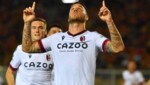 Nach 57 Einsätzen und 25 Toren für Bologna steht Marko Arnautovic vor dem Abschied. (Bild: AP)