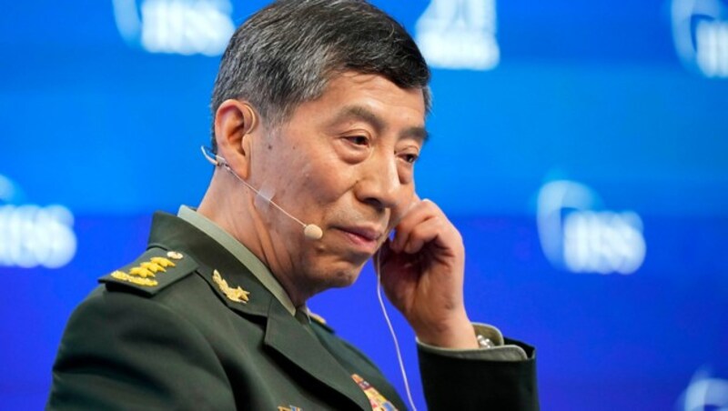 Chinas Verteidigungsminister Li Shangfu (Bild: AP)