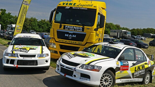 Eine Partnerschaft mit Potenzial: Rallyesport und Gütertransport (Bild: Daniel Fessl - rallyepics.at)