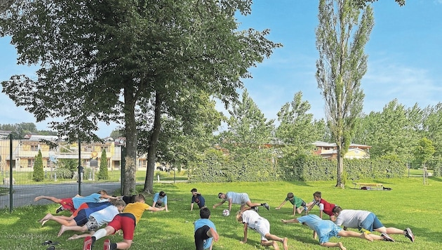 Bei den GEDS Summer Camps findet Bewegung an der frischen Luft statt. (Bild: Geds Camps)