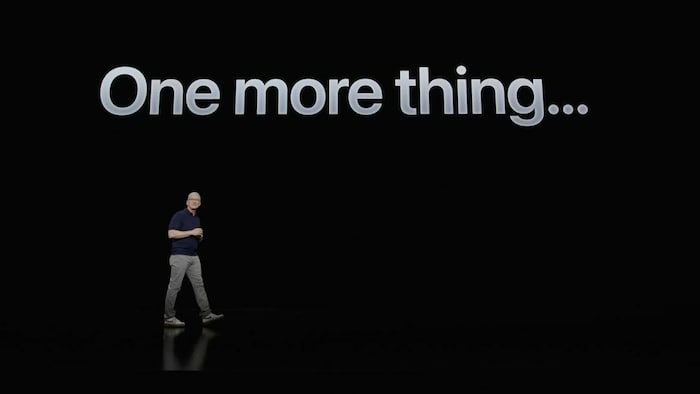 „One more thing ...“ - auf diesen Satz hatten Apple-Fans lange gewartet.