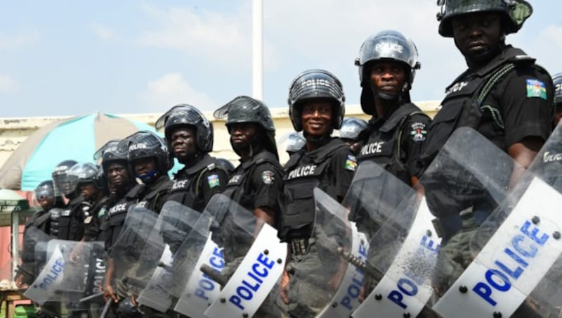 Polizisten in Nigeria (Bild: AFP)