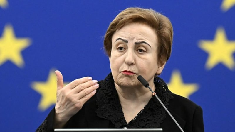 Friedensnobelpreisträgerin Shirin Ebadi (Bild: APA/AFP/Frederick FLORIN)