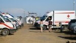 200.000 Besucher werden bis Sonntag auf das Festival strömen. Das Rote Kreuz ist mit 500 Helfern vor Ort. (Bild: Huber Patrick)