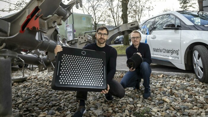 Buchroithner und Peter Brunnhofer zeigen das System Matrix Charging