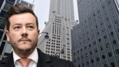 Real estate speculator Benko snapped up the world-famous Chrysler Building in New York with partners in 2019. (Bild: APA/ Hans Klaus Techt, zVg, Krone KREATIV)