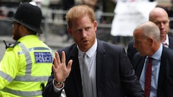 Nach Bekanntwerden der Krebsdiagnose seines Vaters, ist Prinz Harry sofort nach London geflogen, um ihn zu sehen.  (Bild: APA/AFP/Adrian DENNIS)