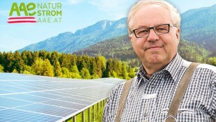 Wilfried Klauss entrega su energía natural a 17.000 clientes en toda Austria.  (Imagen: AAE Krone CREATIVO)