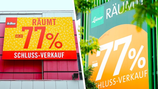 Das Unternehmen verräumt nach der Insolvenz auch seine Mitarbeiter. (Bild: APA/Eva Manhart Krone KREATIV,)