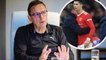 Ralf Rangnick (li.) äußert sich zu einem Sager von Cristiano Ronaldo. (Bild: urbantschitsch mario, APA/AFP/Lindsey Parnaby)