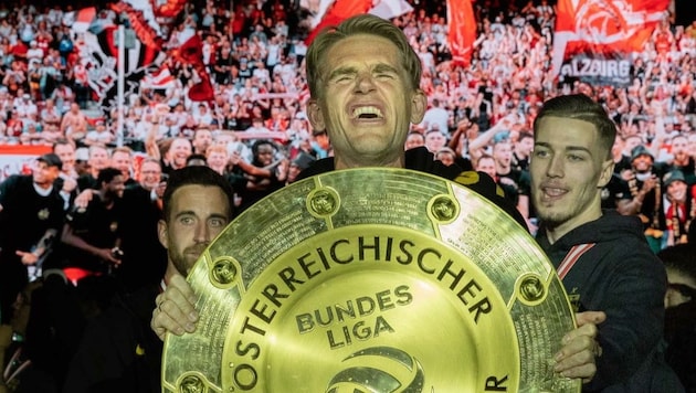 Partykönig und Erfolgs-Sportdirektor: Christoph Freund. (Bild: GEPA pictures/ Michael Kristen)