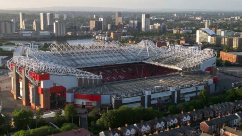 Das „Old Trafford“, Heimstätte von Manchester United. Und Wunsch-Destination von Christoph Freund für die kommende Champions-League-Saison. (Bild: ASH ALLEN)