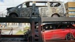 Eine defekte Oberleitung löste den Brand aus - dass er relativ glimpflich ausging, ist zwei Tatsachen zu verdanken. (Bild: Liebl Daniel/zeitungsfoto.at)