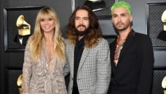 Heidi Klum, ihr Ehemann Tom Kaulitz und sein Zwillingsbruder Bill stehen sich sehr nahe. (Bild: APA/AFP/GETTY IMAGES/Amy Sussman)