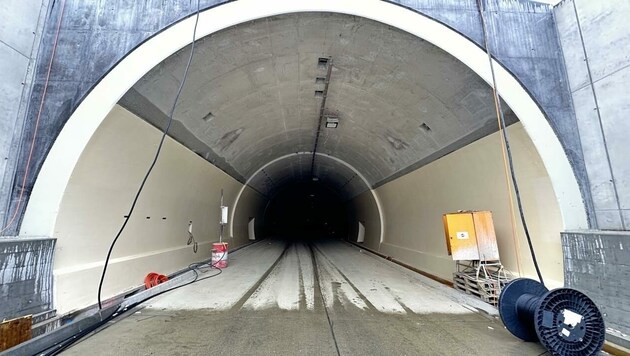 Der neue Tunnel in Rudersdorf (Bild: Schulter Christian)