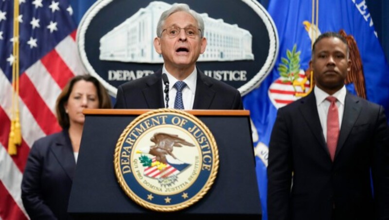 US-Justizminister Merrick Garland setzte vergangenen November einen Sonderermittler zu der Causa ein. (Bild: ASSOCIATED PRESS)