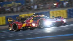 Antonio Fuoco in seinem Ferrari 499P Hypercar. (Bild: AFP or licensorsAPA/AFP/JEAN-FRANCOIS MONIER)