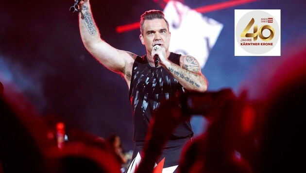 Robbie Williams trat zuletzt 2017 in Kärnten auf. (Bild: Uta Rojsek-Wiedergut)